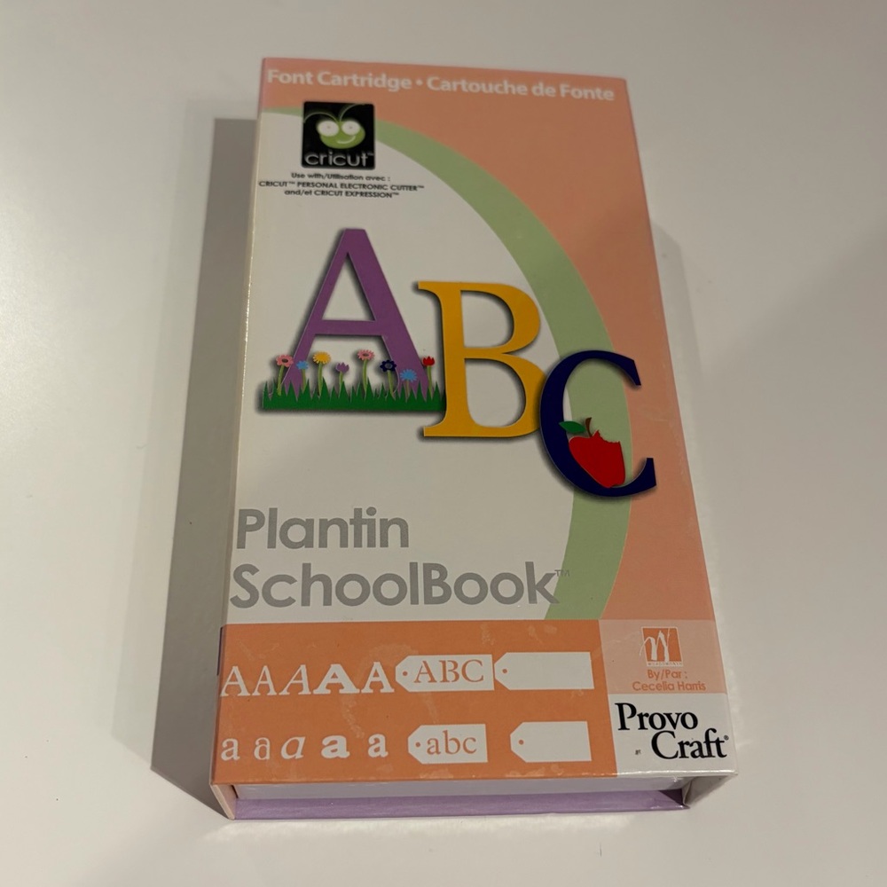Plantin SchoolBook Cricut